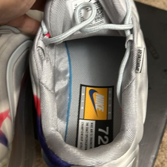 Nike Air Max 720 Sneakers Grey Airbrush Running Shoes Size 11 - Picture 10 of 11